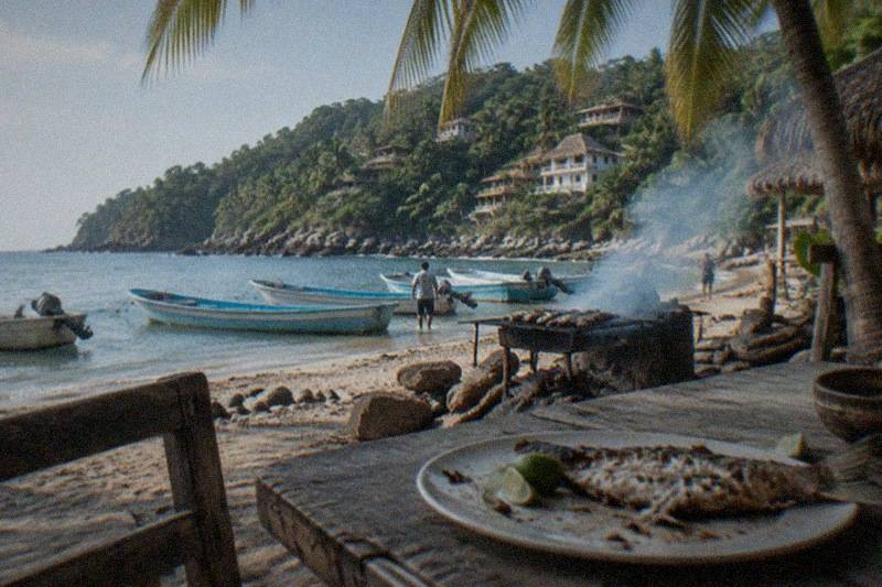 BBQ, Open Bar, Yelapa Waterfall